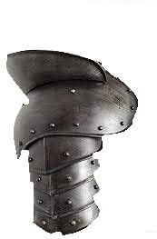 NauticalMart LARP Giant Dark Warrior Pauldrons Black Antique