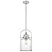 Quoizel QPP2782BN Payson Mini Pendant Ceiling Lighting, 1-Light, 100 Watt, Brushed Nickel (18"H x 10"W)