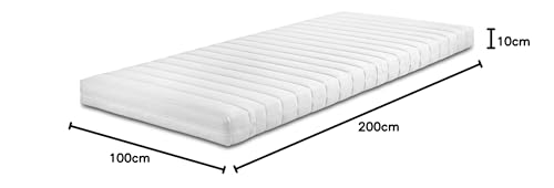 Bodyprotect Kaltschaummatratze Comfort Line 100x200 cm, orthopädische Matratze Härtegrad H3 fest, Öko-Tex, ergonomische Schaumstoffmatratze Höhe 10 cm, Made in EU – Bild 4