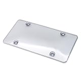 Transparent License Plate Privacy Cover ABS Camera Blocker Registration Plate Holder License Plate...