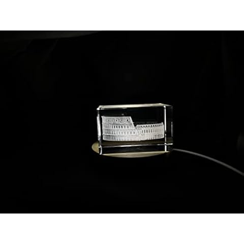 The Colosseum 3D Engraved Crystal Keepsake Souvenir (Small) Cover