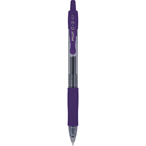 Image of PILOT, G2 Premium Gel Roller Pens, Fine Point 0.7 mm, Iris Blue 12 Count (Pack of 12)
