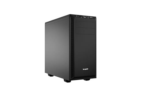 be quiet! Pure Base 600 ATX Midi Tower PC Case| 2 Pre-Installed Silent Wings Fans | Black | BG021