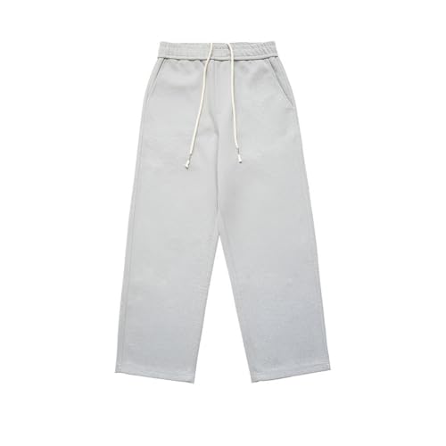 Men's Baggy Sweatpants 75% Cotton 25% Polyester, Straight Leg Casual Pants Relaxed Fit Lounge Jogger Everyday Wear