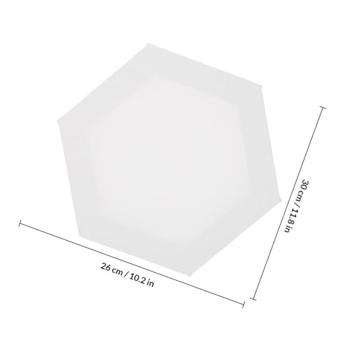 Lienzo hexagonal de madera y algodón para estimular la creatividad y hobbies artísticos 3