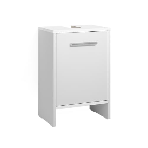 Vicco Waschbeckenunterschrank Karli, Weiß, 38.2 x 57 cm mit der Tür