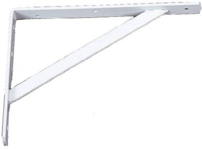 Knape & Vogt 208WH400 16" White Heavy Duty Shelf Brackets