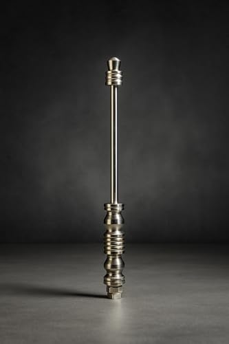 Image of Uniqorn Enterprises Premium Car Flag Silver Havy Rod (28cm) with 2 Heavy-Duty Clamps Sizes: 14 cm and 7 cm (perfect for hood & bonnet mounting),Fit in all types of car
