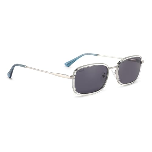 Image of Mac V Sunglasses | Rectangularl Shape | 100% UV Protected | Men & Women | Black Blue | Full Rim