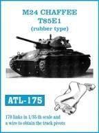 プラモデル 1/35 M24 チャーフィー T85E1履帯(ラバータイプ) ディティールアップパーツ [ATL-175]