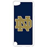 Eiwa Notre Dame Football Personalized Music Case For Ipod Touch 5Th (Laser Technology) Skin Protector Tpu Hard Case
