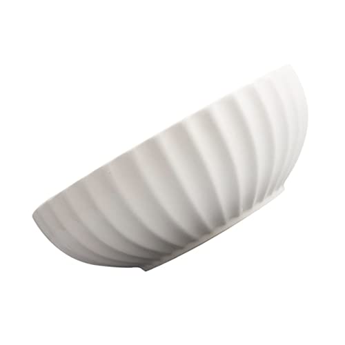 Alipis 1 Pc Zucca e Bacino Zuppiera in Ceramica Ciotola Di Pasta in Ceramica Immersione Scodelle Profonde Ciotole Da Minestra Grandi Ciotole Per Mescolare Gelato Insalata Bianca