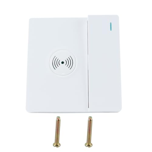 Ausi Interruptor inteligente con sensor de sonido para pared, lámpara activada por sonido para pasillos, ideal para personas mayores (blanco)