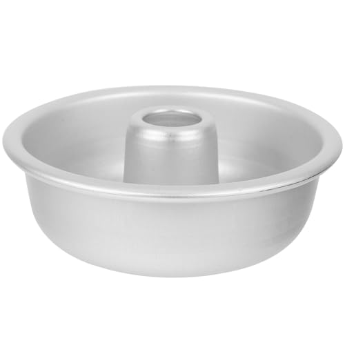 Veemoon Molde para Tartas de Aluminio Antiadherente y Ligero Molde Tubular para Horno para Pasteles Queso y Postres Caseros y Fácil de Almacenar