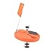 Keenso Automatic Ice Fishing Tip Up with HighVisibility Flag Stainless Steel Spindle EVA Float Base UltraLightweight Portable Design for Ice Fishing
