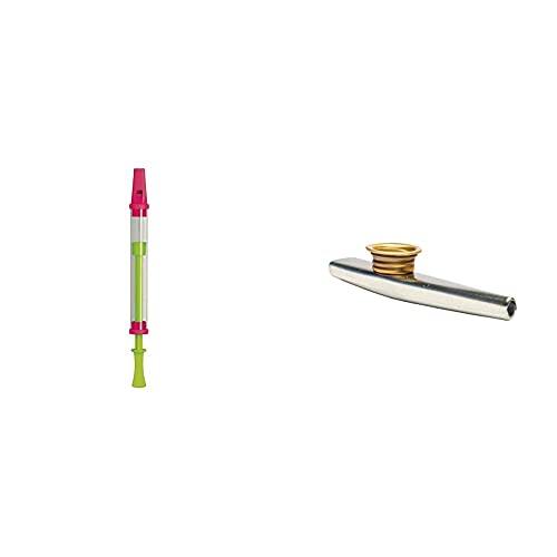 FUZEAU – Flûte à Coulisse Transparente – ø 2,2 cm – 26 cm (Coulisse Rentrée) – Instrument à Vent pour Enfants – Rose et… - Les Beatles, Paul McCartney, John Lennon, RIngo Starr, George Harrison FUZEAU - Flûte à Coulisse Transparente - ø 2,2 cm - 26 cm (Coulisse Rentrée) - Instrument à Vent pour Enfants - Rose et…