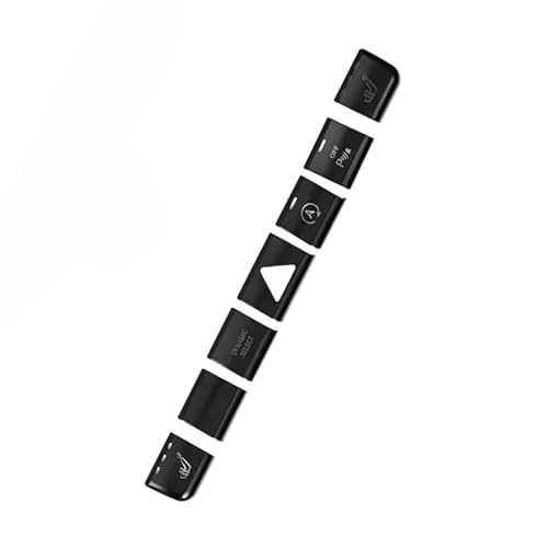 Autocollants bouton climatisation pour Benz Classe B W246 2012-2019 de couleur noir