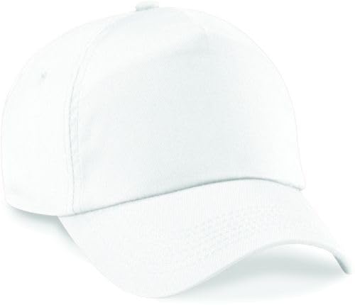 Listers Schoolwear Kids Plain Baseball Cap Girls Boys Childrens Hat School P.E. Summer Sun Hat 50 UPF Adjustable - Black - White - Red - Blue - Yellow