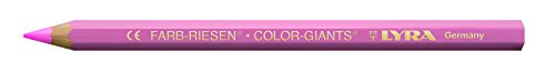 LYRA grote kartonnen etui met 12 kleurstiften Kraplak roze