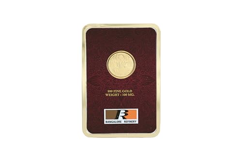 Image of Bangalore Refinery 999 Purity 100mg Gold Foil Coins