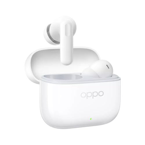 Image of OPPO Enco Buds3 Pro True Wireless in-Ear Earbuds White | 12.4mm Titanium Dynamic Driver, 54H Total Playtime, Dual-Device Pairing, Bluetooth 5.4, 47ms Low Latency Gaming, IP55