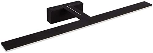 Miroir salle de bain mal éclairé ? Lampe LED maquillage noire 42cm lumière blanche