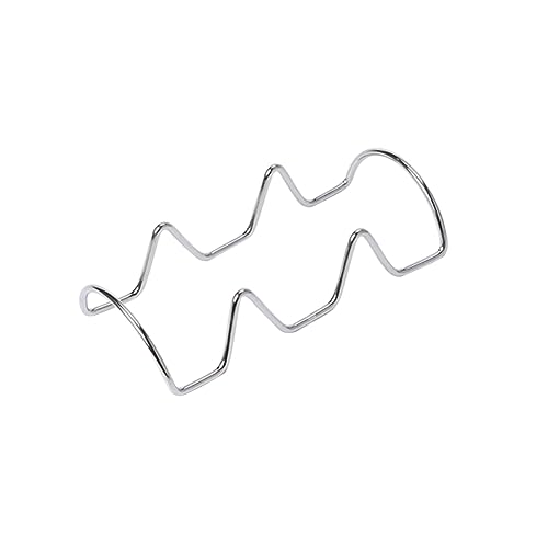 Cabilock 2Pcs Stainless Steel Taco Stands Taco Holder Rack for Hard Shells for Parties and Gatherings Taco Tray Occasion