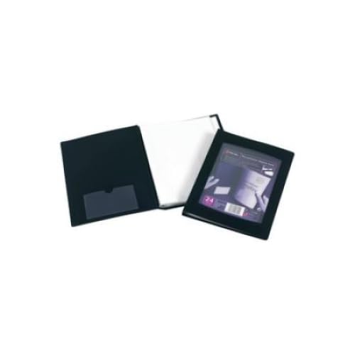 Lot de 10 Protège documents de présentation, format A5, 48 vues