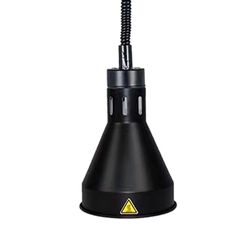 Lampe de maintien pour aliments E27 télescopique noire Baoblaze pour buffet