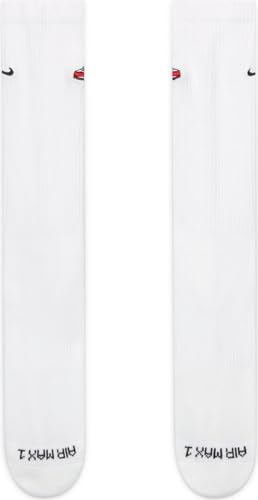 Cushioned Crew Socks by Nike: Everyday Plus, White2