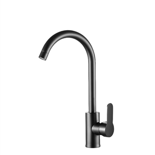 Robinet de cuisine en laiton brossé MOCHAMIK mitigeur noir mat haut de gamme