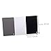 KALLORY 2pcs Black Photography Card with Lanyard Exposure Calibration Cards for Accurate and Neutral Detection