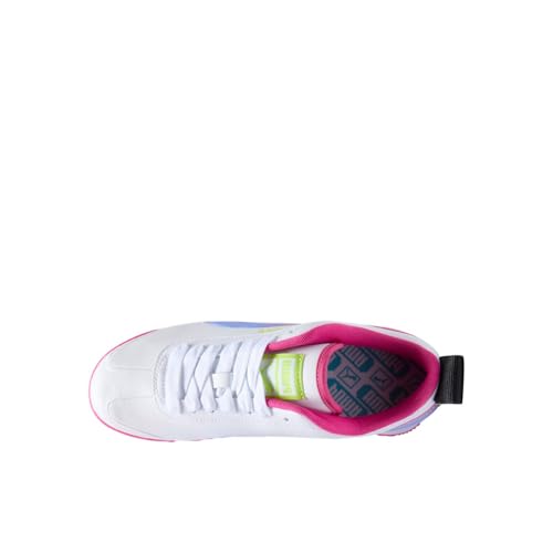 PUMA PUMA Unisex-Child, Roma Sugar Rush, PUMA White-Intense Lavender-PUMA Pink, Little Kid, 3