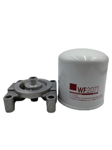 BANGTE WF2071 Coolant Filter Spin-On with Filter Base Compatible with Freightliner International Peterbilt model Cummins ISL ISC ISB ISX Caterpillar C16 C15 C13 C12 Engine