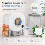 Familia Bombay - Pack Ahorro Repuestos Arenero Automático Cerrado: Bolsas + Ambientador + Bandeja