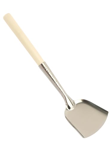 Feuerstellen-Ascheschaufel, Langstielige Feuerstellen-Schaufel, Pizza-Ofen-Reiniger mit Holzgriff, Kaminkelle Holzkohle-Grill-Ascheharke Gartenarbeit Kaminwerkzeug, für Haushalt Camping Küche