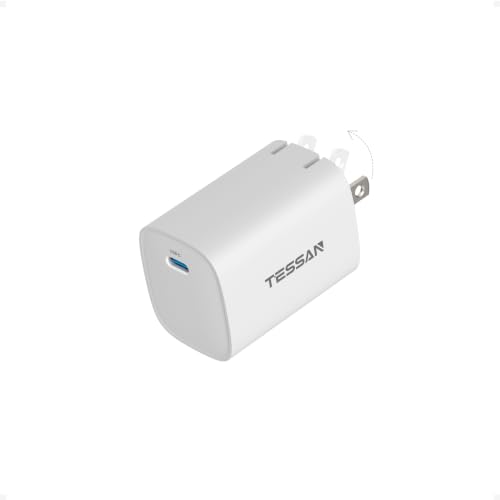 Image of TESSAN 65W USB C Charger Block Fast Charging, Type C Wall Charger Adapter | GaN Phone Charging Cube Foldable Plug for iPhone 17 /16, Samsung S24 /S25, Laptop and More, Compact for Travel, Home & Office