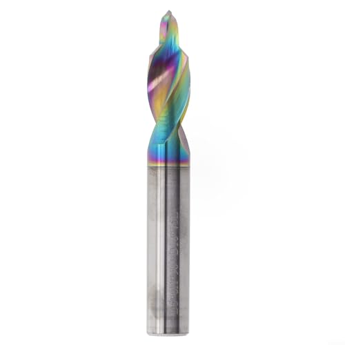 Besttoolifes Broca escalonada, taladro escalonado de acero de dos etapas para M12, taladro de chaflán para metal, endurecido para herramienta de mecanizado CNC (5.0-10.0)