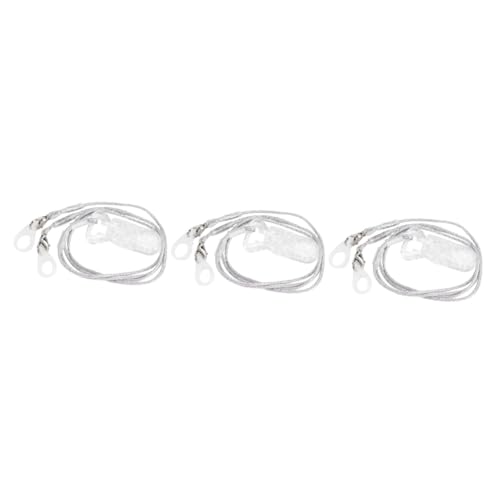 Healvian 3sets Corda Di Sicurezza Anti-perdite Per Ausili Acustici Completo Con Clip e Custodia Per Anziani e Protezione Da Cadute e Smarrimenti