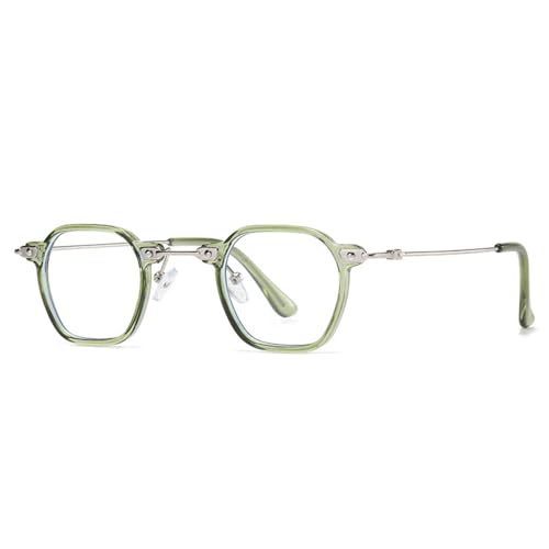 Lunettes de soleil rétro carrées pour vos terrasses d été en verre dégradé vert