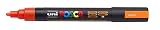 uni-ball Posca 182576 - Marqueur Pointe Moyenne PC - 5M, 1,8-2,5 mm, Orange Fluo
