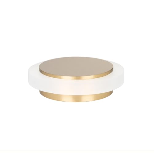 EVI Herrajes | Tope de Puerta Adhesivo | Ø35x12mm | Goma Blanca de Silicona Natural | Latón | Acabado Mate | Gran Adhesión | 100% Funcional | Mod. I-203/35x12-BLMT
