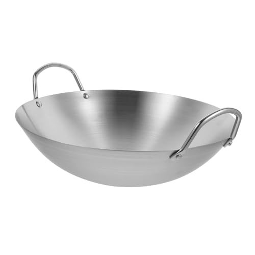 Wok de Acero Inoxidable Garneck Thickened 34 cm miniatura 1