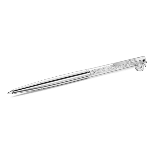 Swarovski Penna a sfera Crystalline, Cigno, Cromato