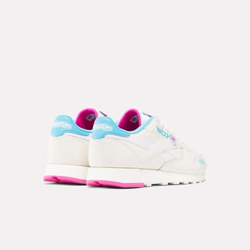 Image of Reebok Women's Classic Leather Trainers, Chalk Bolcya Laspin, 5 US