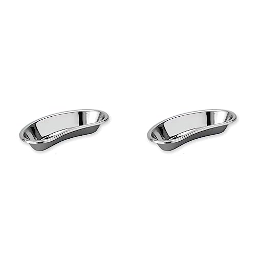 GIMA SS-052 S/S ECONOMIC Nierenschale, 8 Zoll, 207 mm x 98 mm x 39 mm (Packung mit 2)