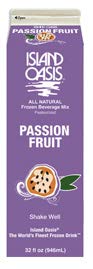 Island Oasis Beverage Mix 32 oz--Pack of 12 (Passion Fruit)