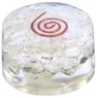 Jet Clear Quartz Orgone Chembuster Tower Buster Protection Healing Meditation Gift Decor Energy Generator Approx 2 Inch