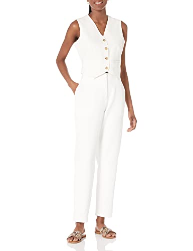 The Drop Women's Sadie Cropped Slim Vest3