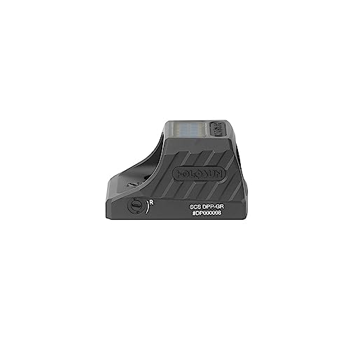 Image of Holosun SCS-320-GR Multi-Reticle 32MOA Green Circle & 2MOA Dot Sig P320 Pistol Cut Solar-Charging Reflex Sight, Delta-Point Pro, DPP Footprint (Black /FDE)